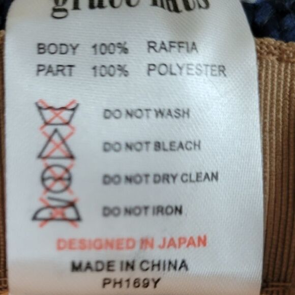 Grace Hats Pork Pie Hat  with adjustabe inner band fits all sizes NWT - Picture 4 of 5